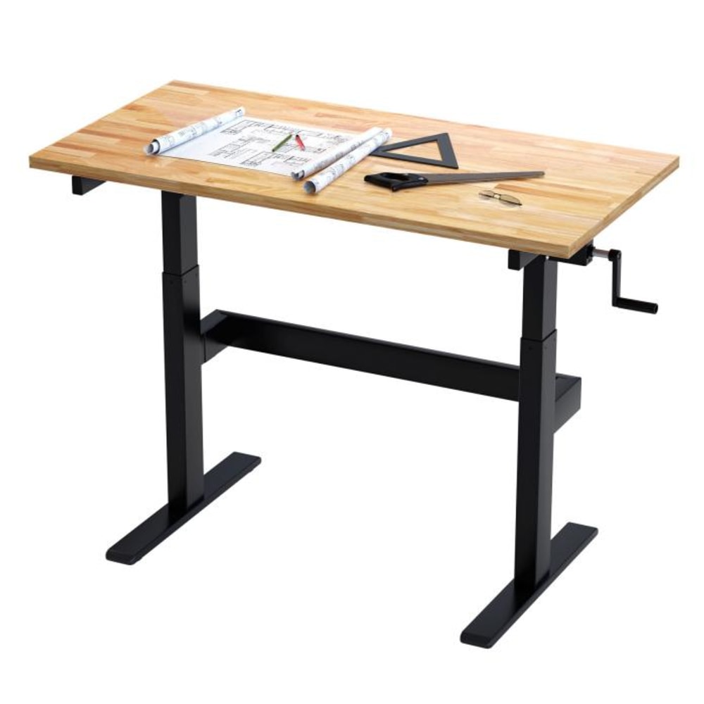 FlexiSpot Fleximounts WB102 48inW Height-Adjustable Heavy-Duty Table, Black