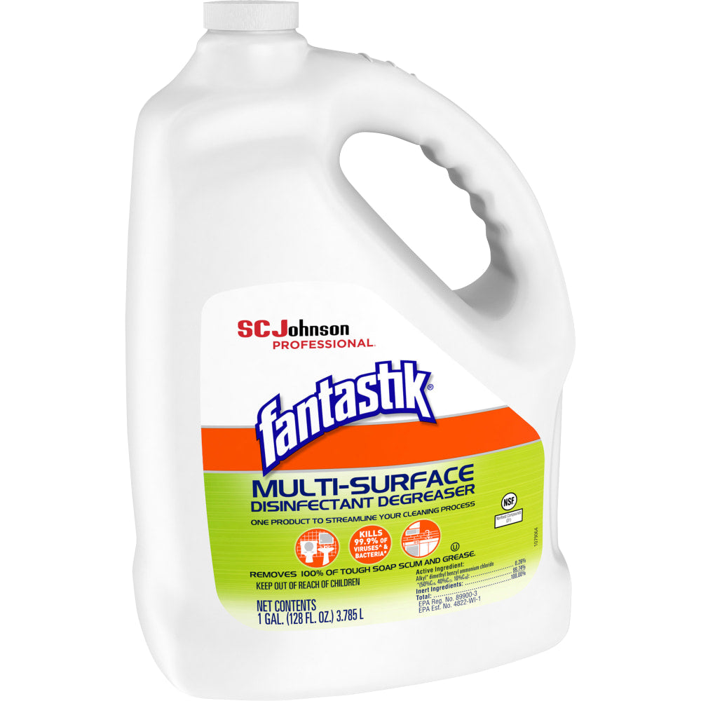 Fantastik Disinfectant Degreaser Spray, Fresh Scent, 1 Gallon