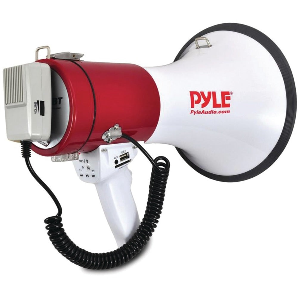 Pyle PMP52BT Megaphone - 50 W Amplifier - Built-in Amplifier - USB Port - 16 Hour