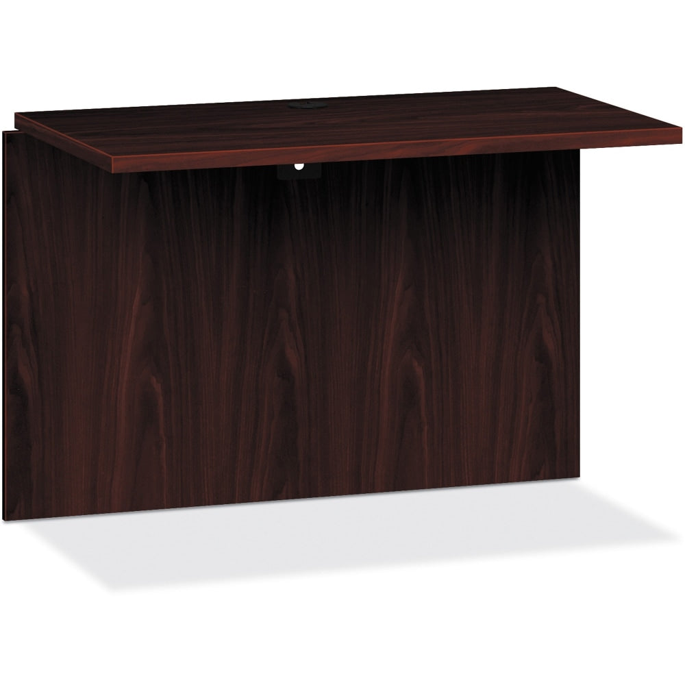 HON 10500 Series Bridge - 42in x 24in29.5in - Square Edge - Finish: Laminate, Mahogany - Scratch Resistant, Stain Resistant - For Office