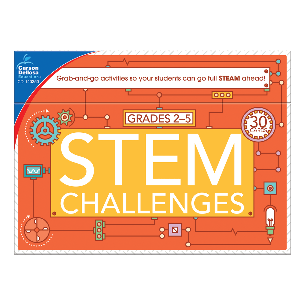 Carson-Dellosa STEM Challenges Learning Cards, Grades 2-5