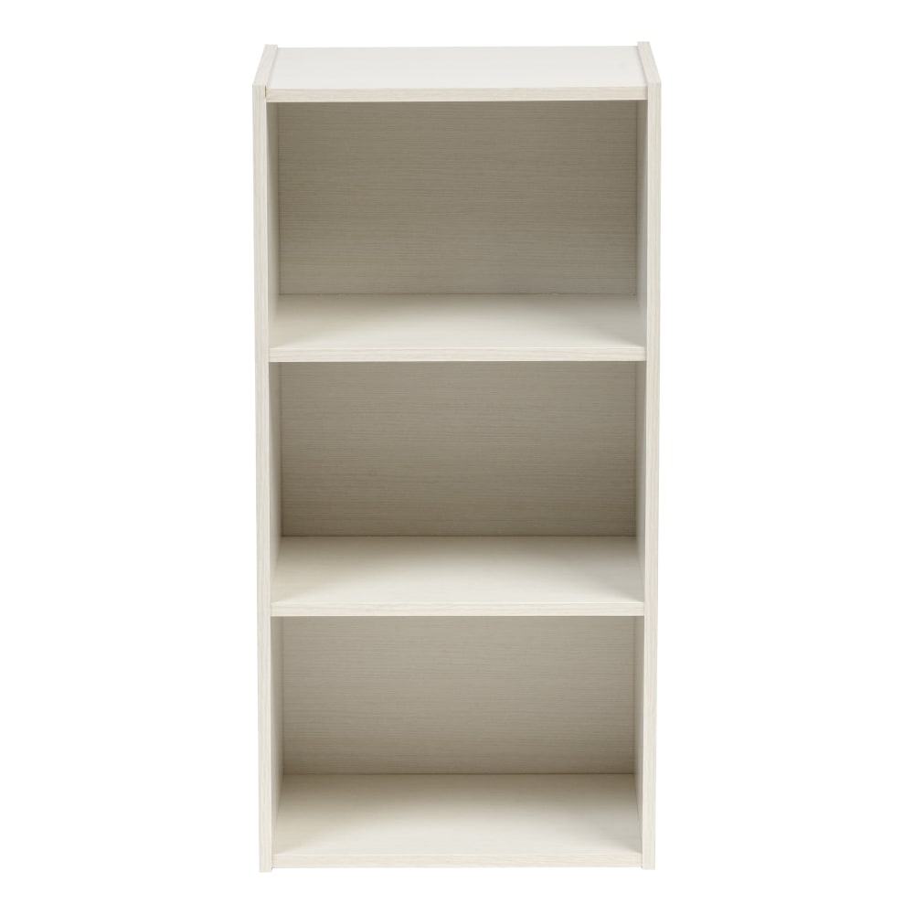 IRIS 3-Cube Modular Shelf Storage, 28-7/8inH x 14-7/16inW x 11-7/16inD, White