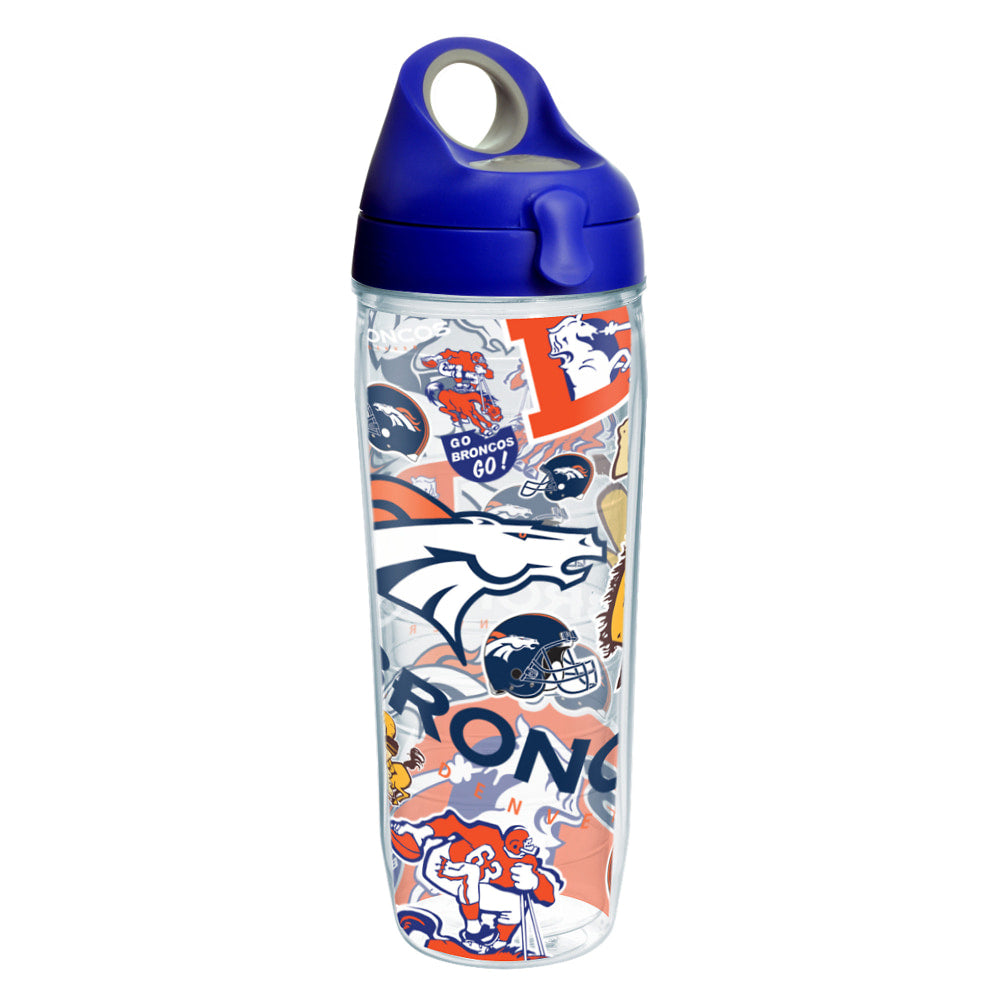 Tervis NFL All-Over Water Bottle With Lid, 24 Oz, Denver Broncos