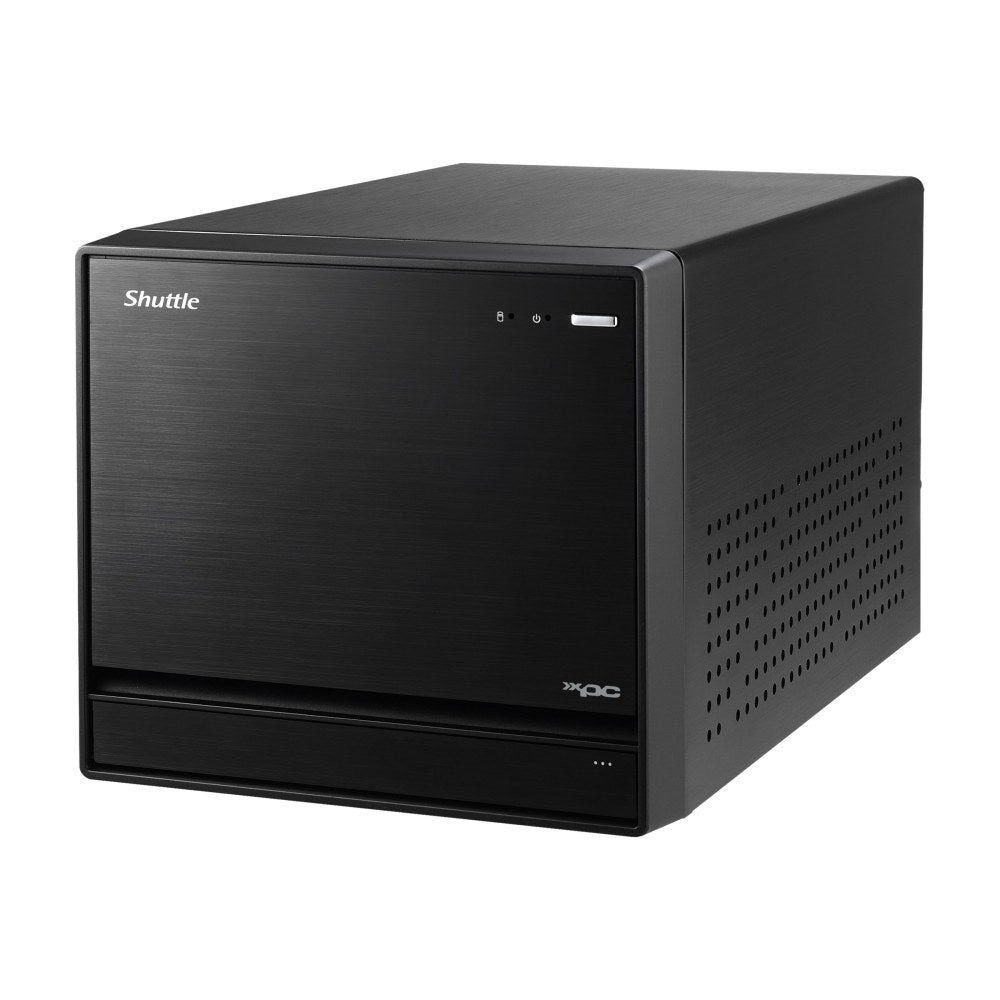 Shuttle XPC cube SH370R8 Barebone System - Intel H370 Chipset - Socket H4 LGA-1151 - 64 GB DDR4 SDRAM DDR4-2666/PC4-21300 Maximum RAM Support - Serial ATA/600 - Intel Integrated - 4 x Total Bays - 4 3.5in Bay(s) - 2 x Total Expansion Slots