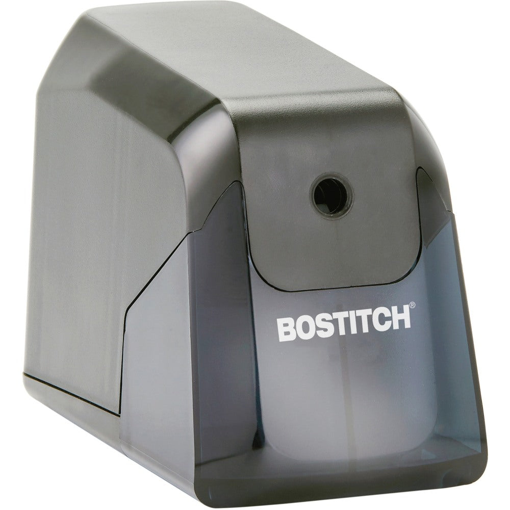 Bostitch BPS4 Battery Powered Pencil Sharpener - Battery Powered - Black - 1 Each