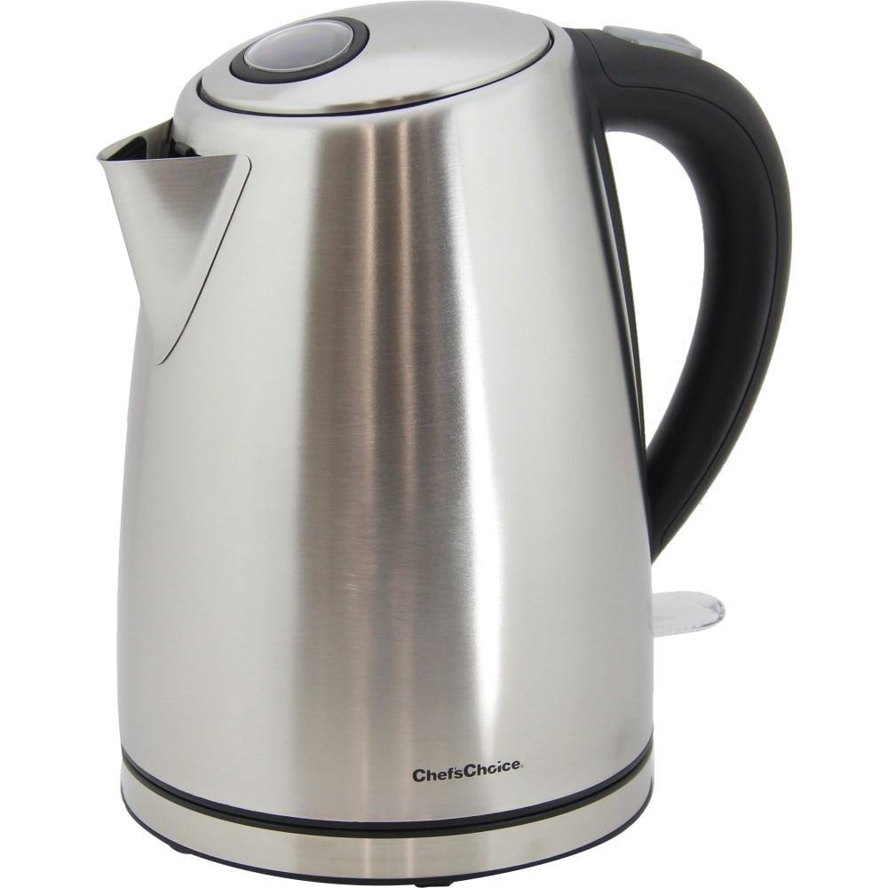 Edgecraft Chefs Choice 1.7L Brushed Stainless Steel Electric Kettle, Silver