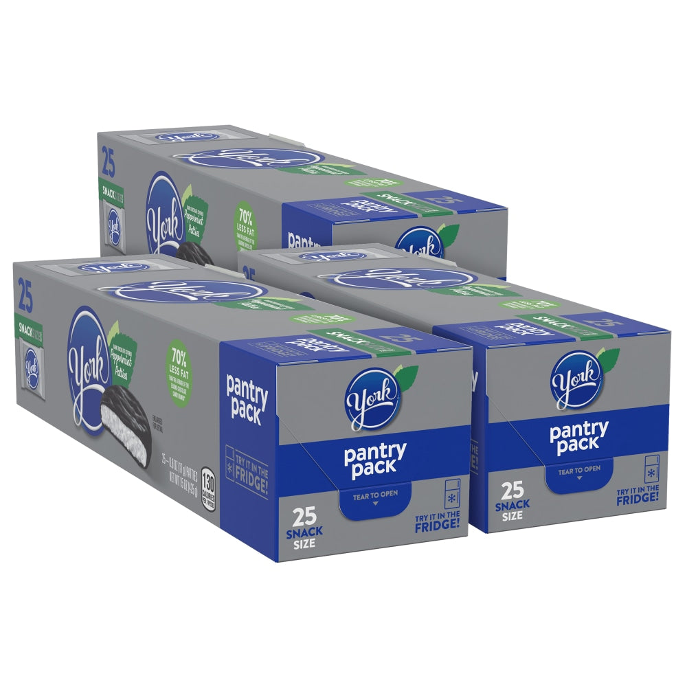 York Snack Size Pantry Packs, 15 O, Case Of 3 Packs