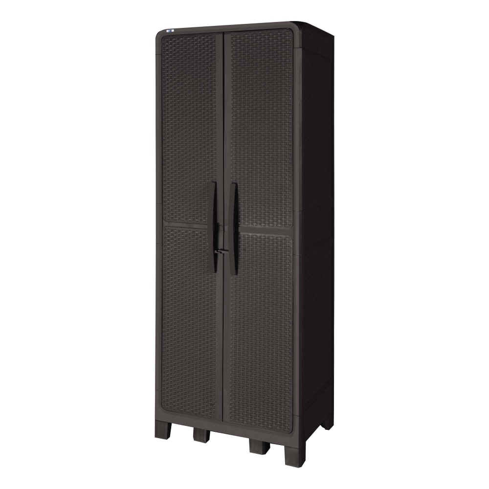 Inval Large 29inW Storage Cabinet, Espresso