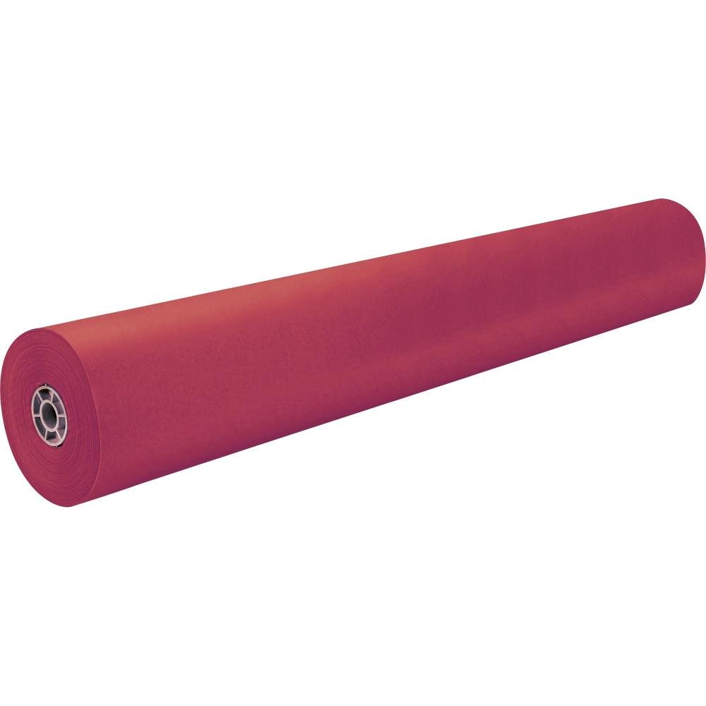 Pacon Rainbow Duo-Finish Kraft Paper Roll, 36in x 1000ft, Scarlet