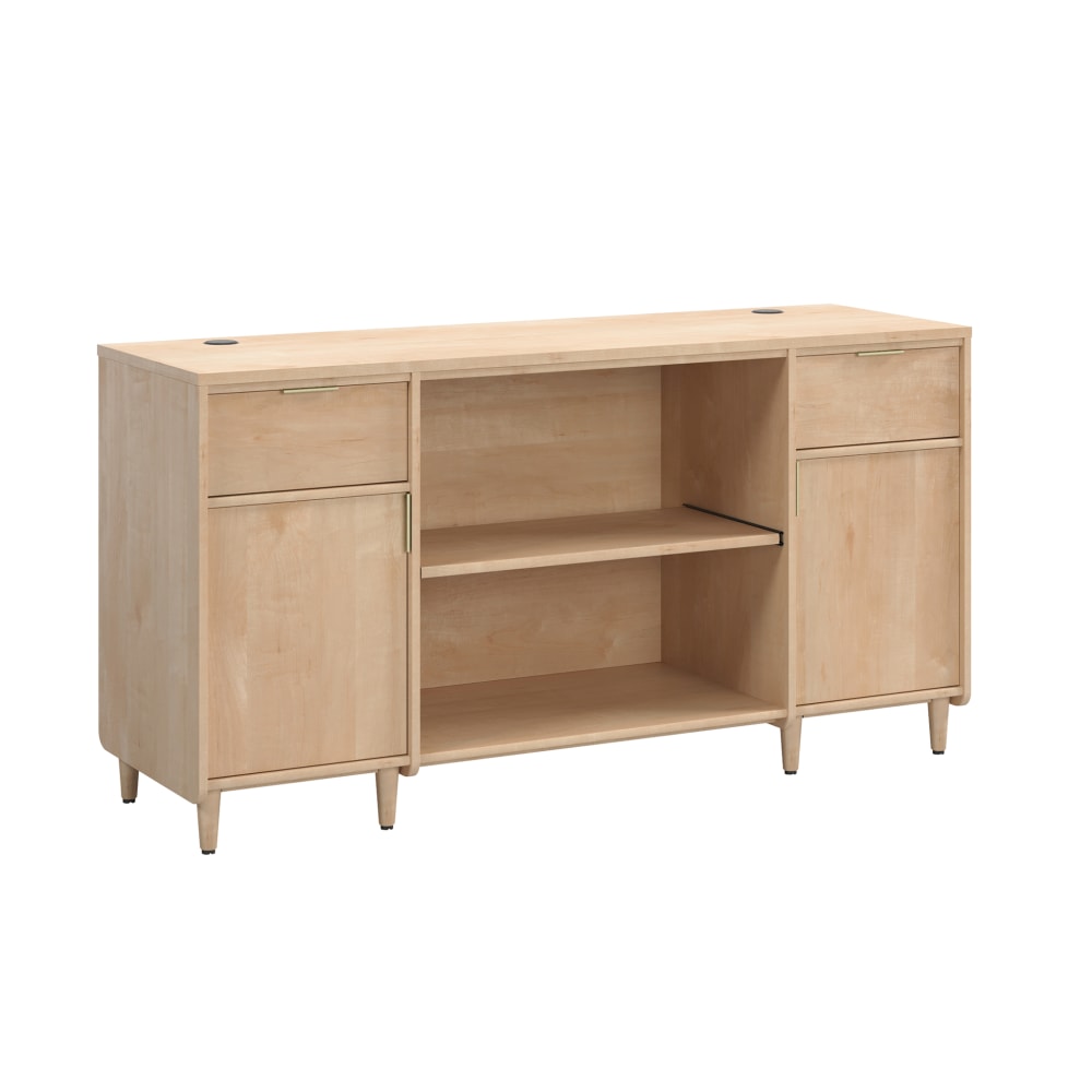 Sauder Clifford Place Credenza, 30-7/16inH x 59-1/16inW x 18-1/2inD, Natural Maple