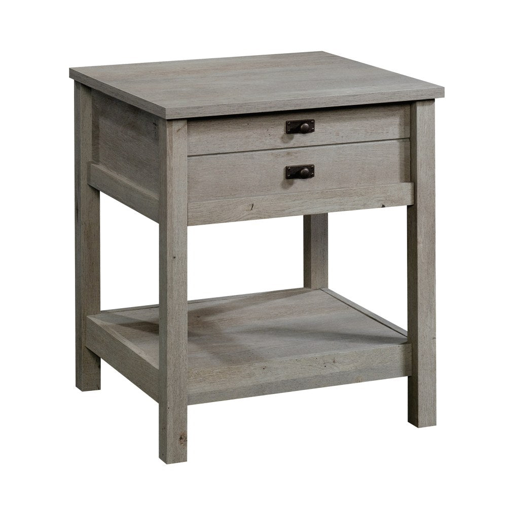 Sauder Cottage Road Side Table, Rectangular, Mystic Oak