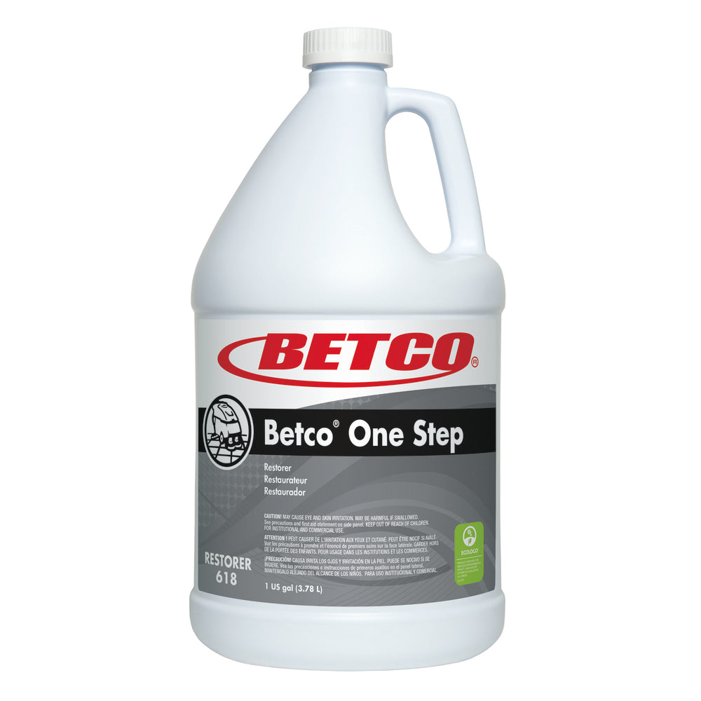 Betco One Step Restorer, Citrus Scent, 128 Oz Bottle, Case Of 4 Restorers