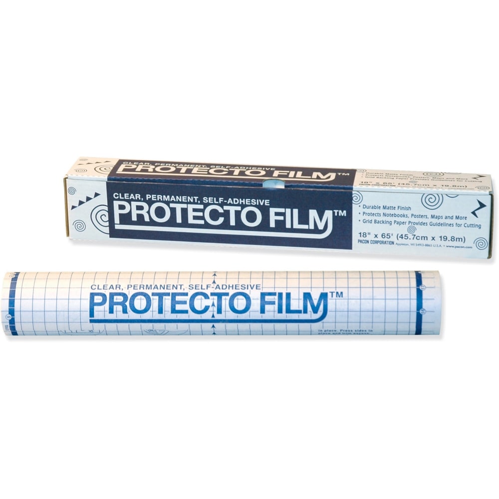 Pacon Clear Protecto Film, 18in x 65ft