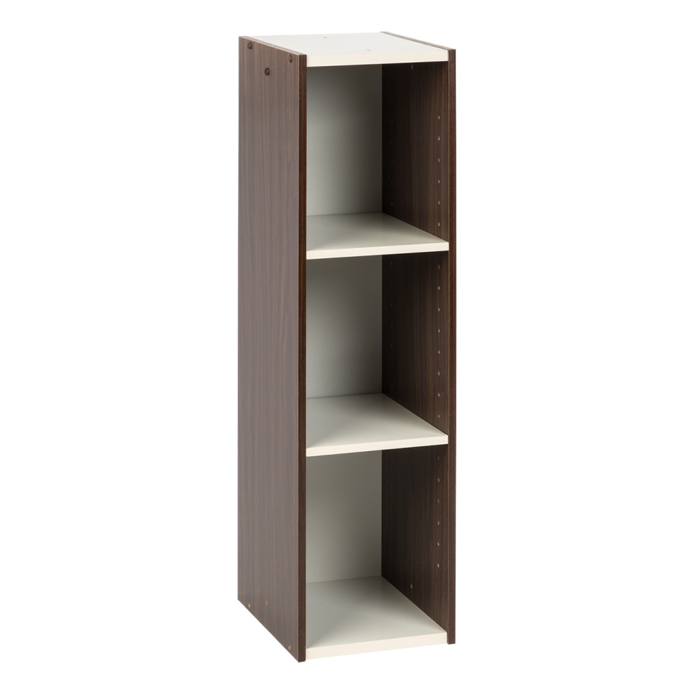 IRIS 35inH Space-Saving-Shelf, Walnut Brown