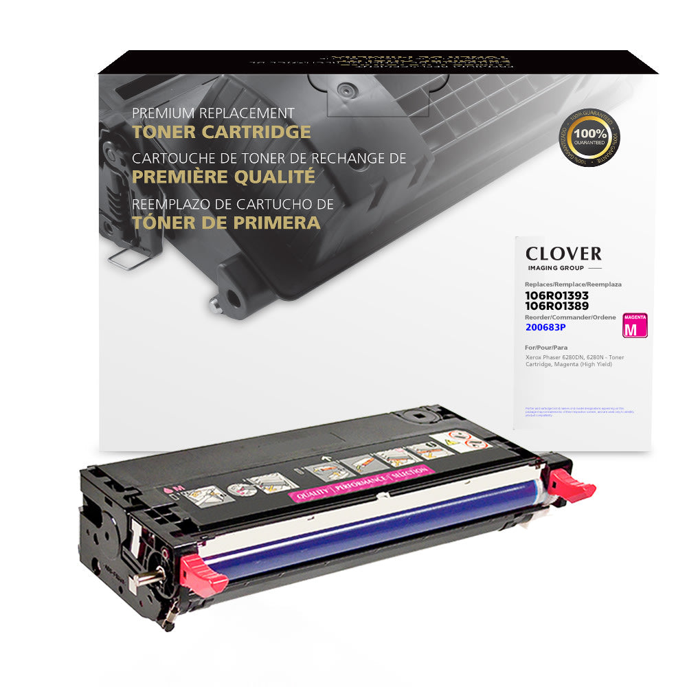 Office Depot Remanufactured Magnenta High Yield Toner Cartridge Replacement For Xerox 6280, OD6280M