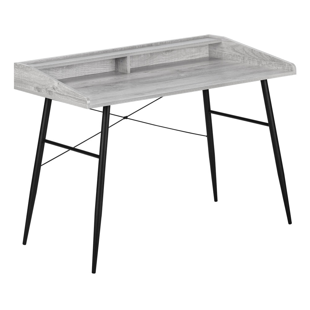 Monarch Specialties Len 48inW Computer Desk, Gray