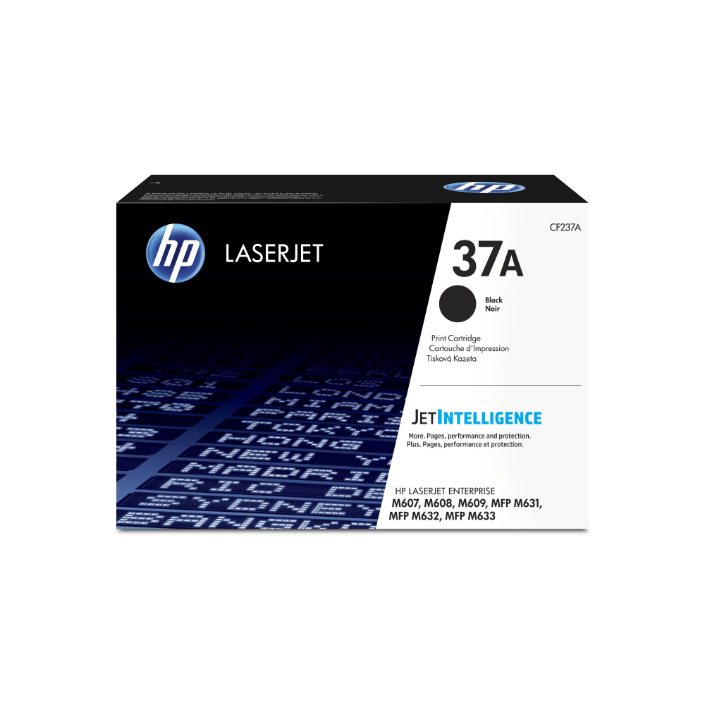 HP 37A Black Toner Cartridge, CF237A