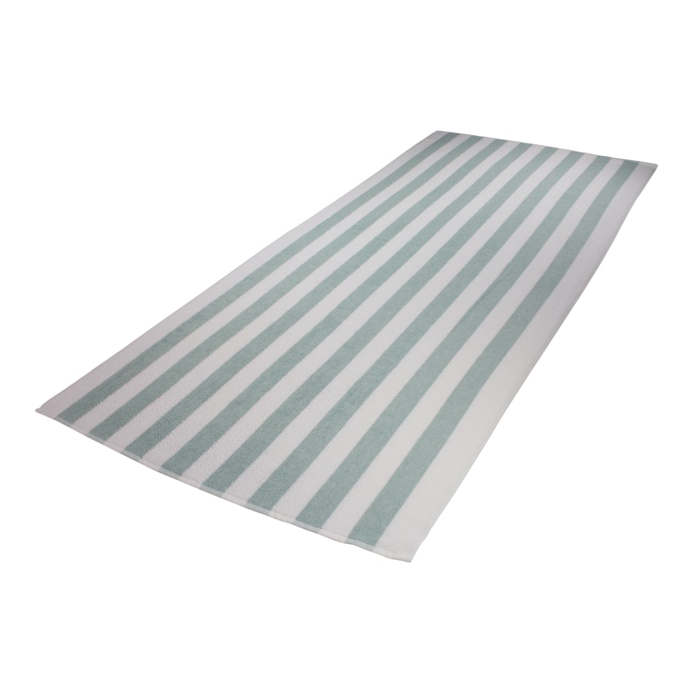 1888 Mills Fibertone Pool Towels, Stripes, Seafoam, Set Of 48 Towels