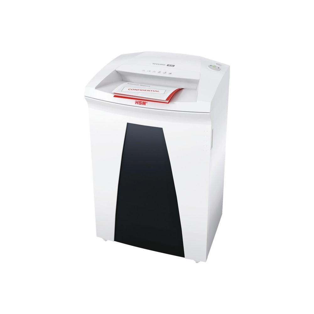 Securio By HSM B32C 19-Sheet Cross-Cut Shredder, 31-1/4inH x 19-5/8inW x 15-3/4inD, White