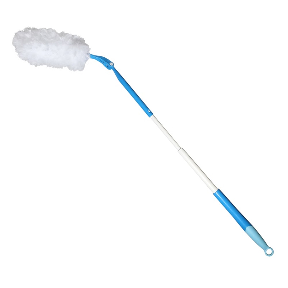 Ocedar Commercial 360 Duster With Extension Handle Kits, 17 - 27in, White/Blue, Case Of 12 Kits