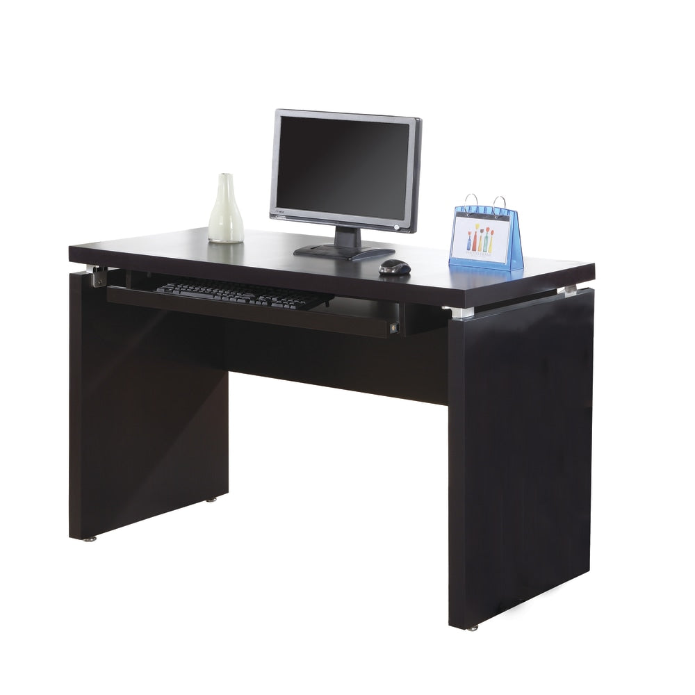 Monarch Specialties 48inW Computer Desk With Keyboard Tray, Cappuccino