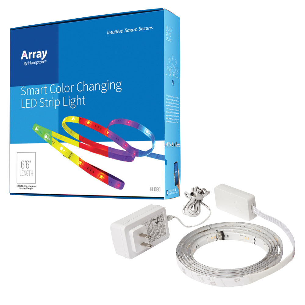 Array by Hampton Wi-Fi Smart Color-Changing LED Light Strip, 6ft