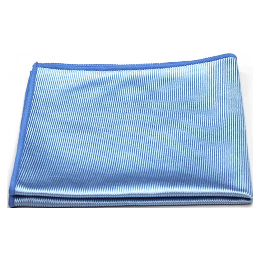 Pro-Clean Basics Microfiber Glass Cloths, 16in x 16in, Blue, Pallet Of 2,700 Cloths