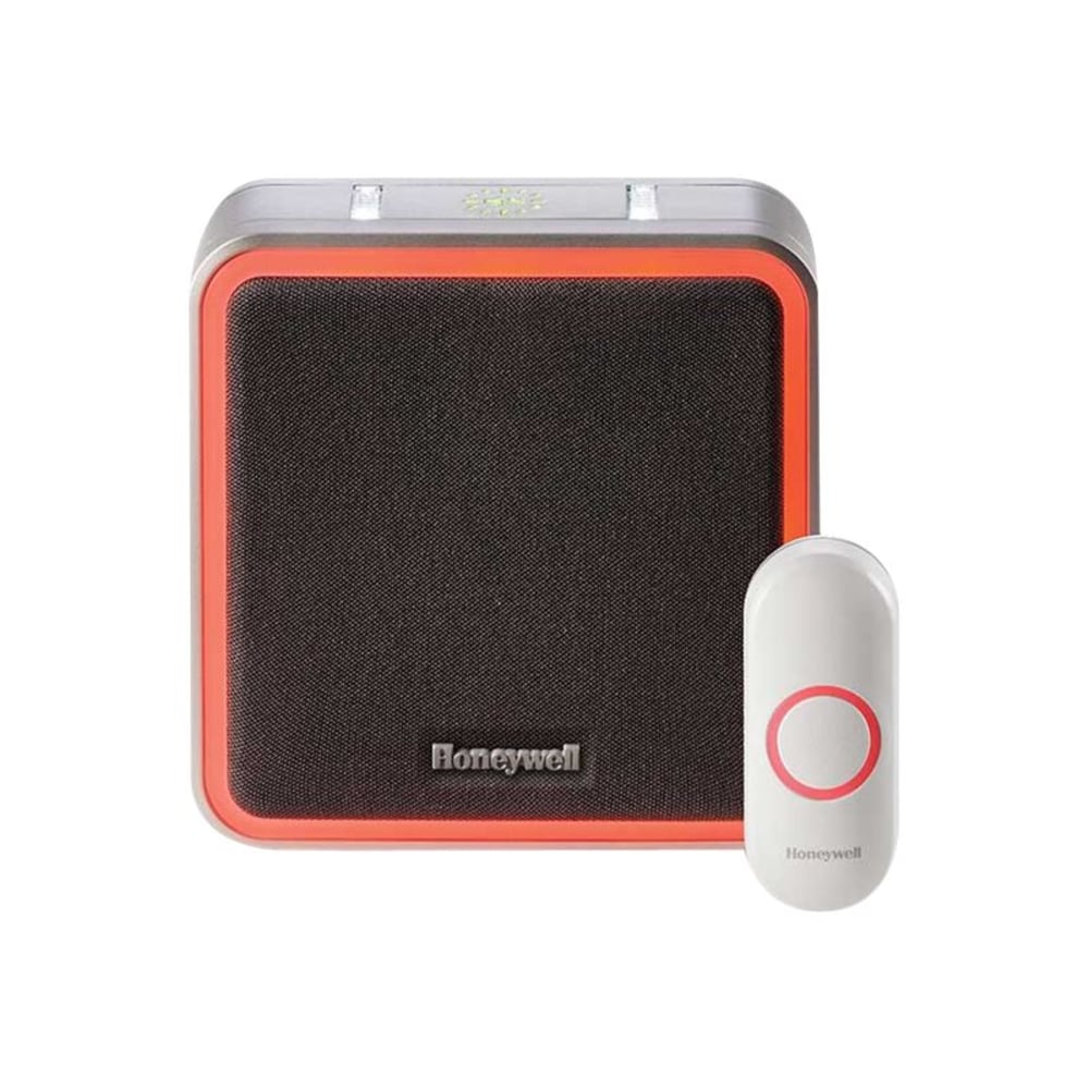 Honeywell 9 Series Wireless Portable Doorbell With Halo Light And Push Button, RDWL917AX2000E