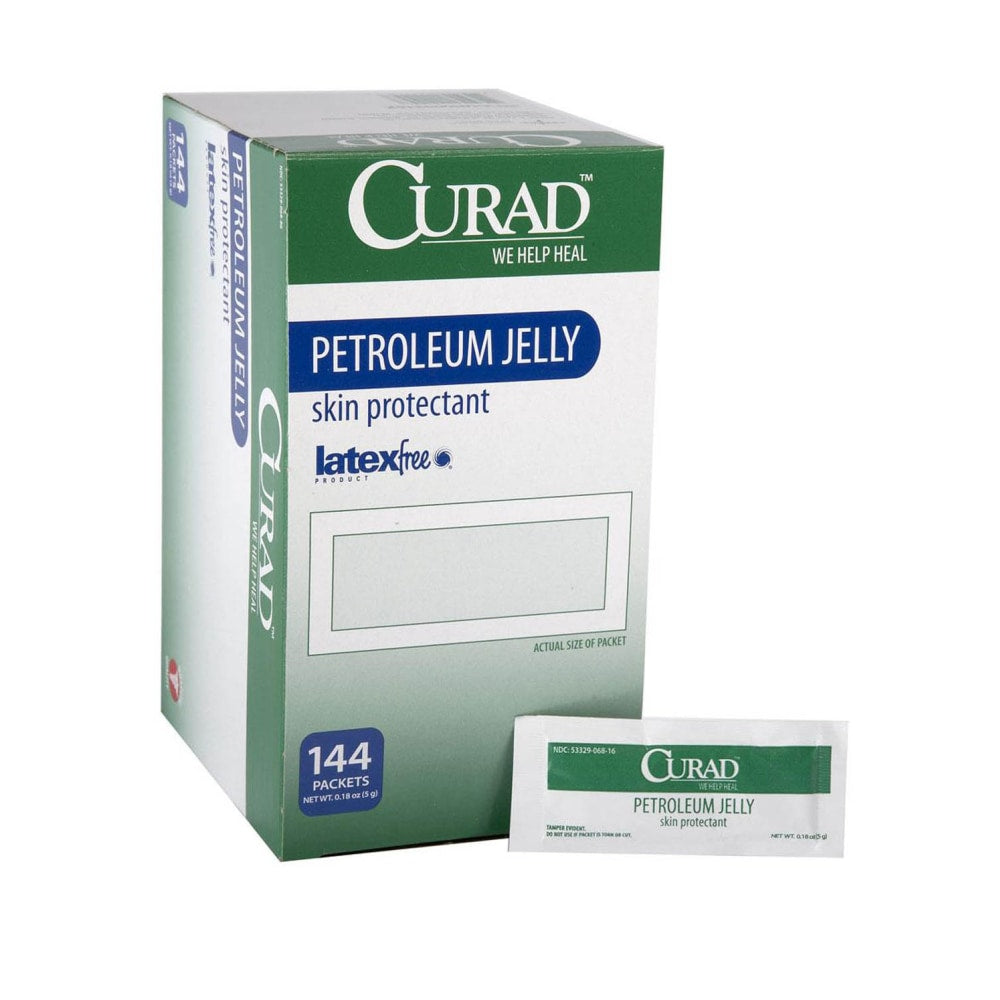 CURAD Petroleum Jelly, 0.18 Oz, Pack Of 864