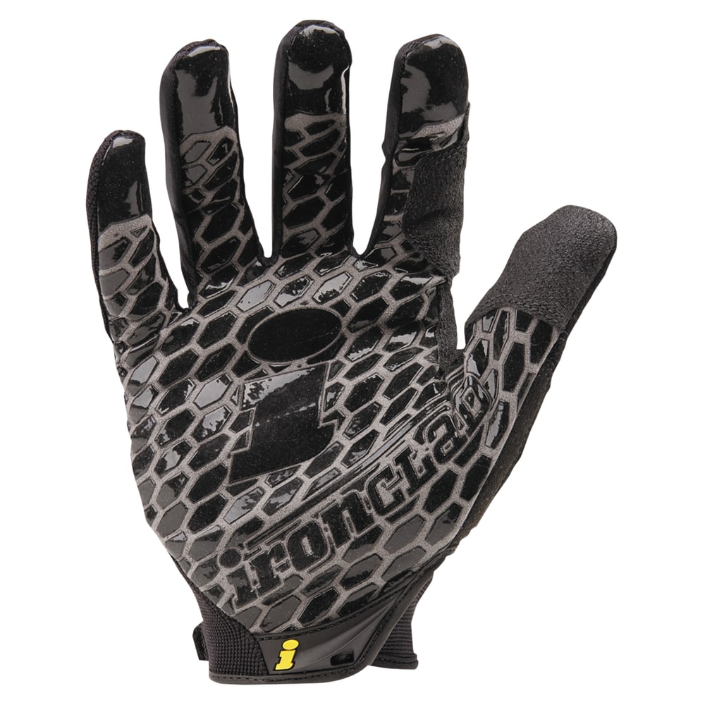 Ironclad Silicone Box-Handler Gloves, Large, Black