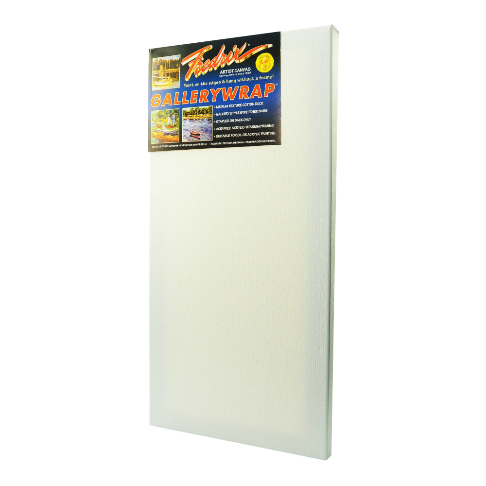 Fredrix Gallerywrap Stretched Canvas, 12in x 24in x 1in