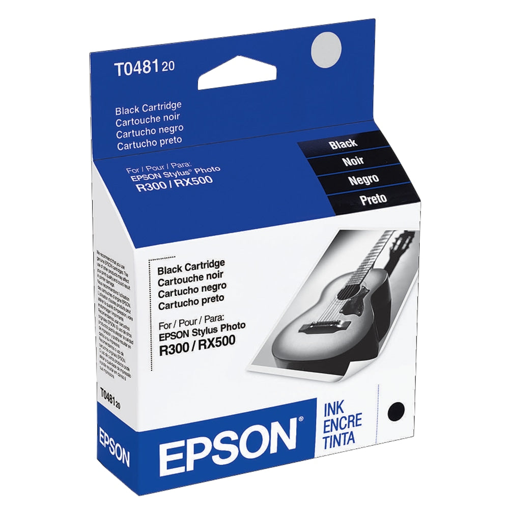 Epson T0481 Black Ink Cartridge, T048120