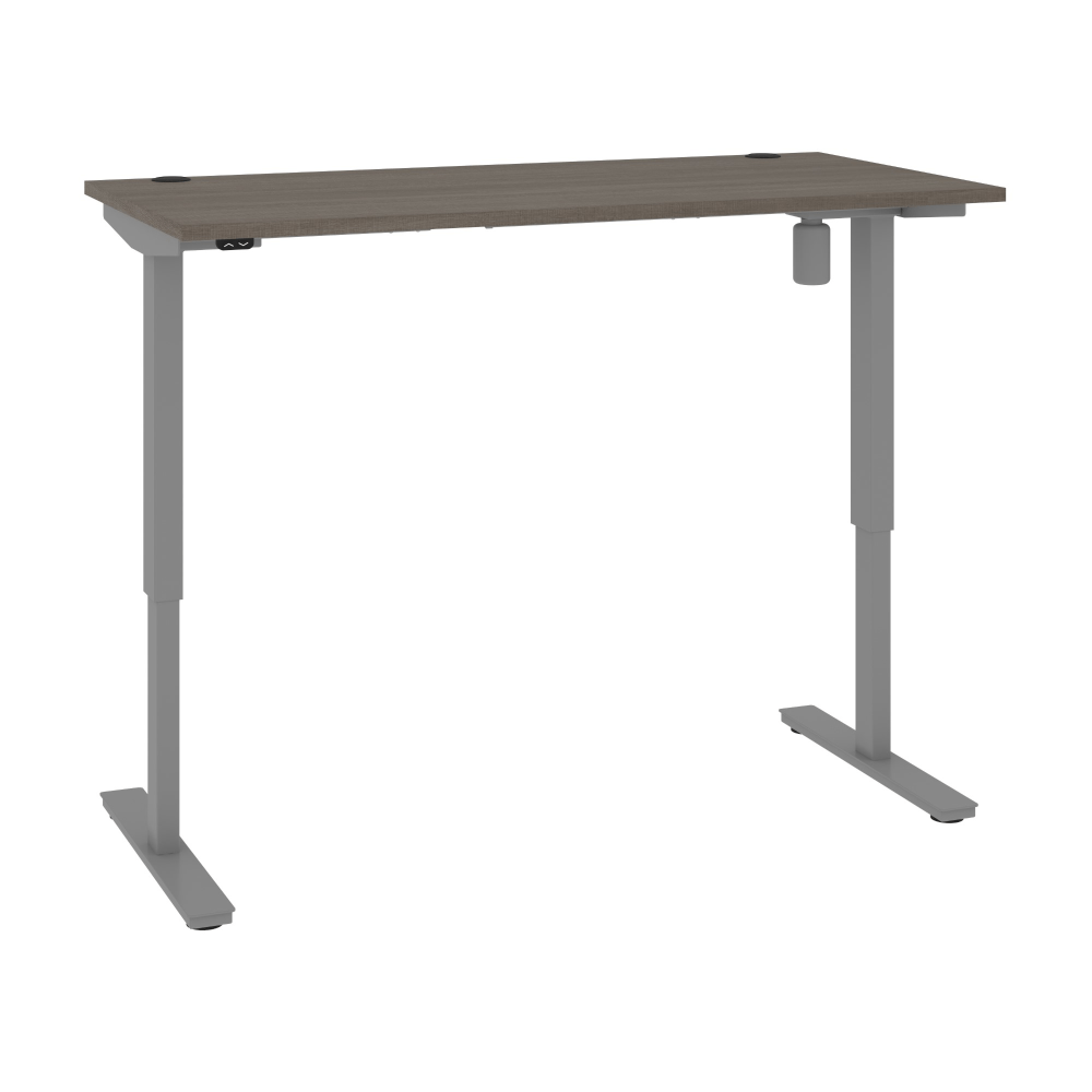 Bestar Upstand Electric 72inW Standing Desk, Bark Gray