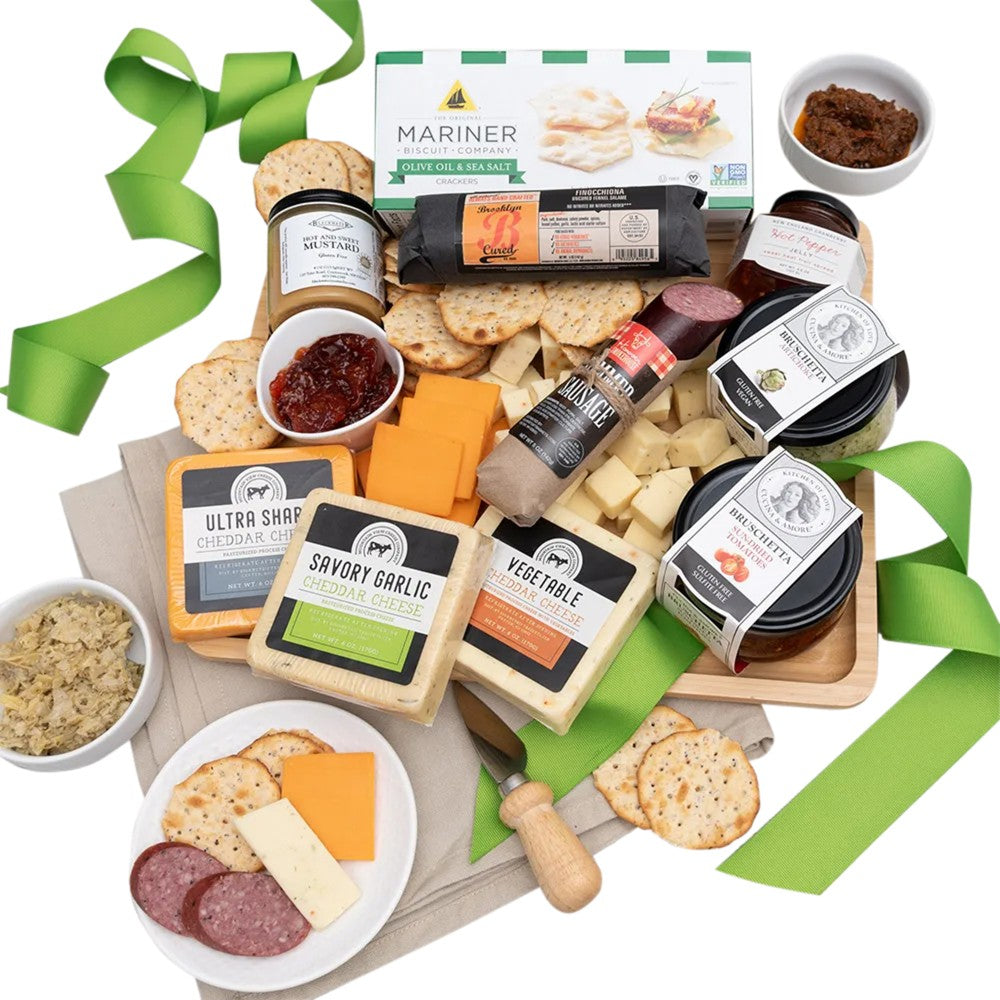 Gourmet Gift Baskets Artisan Meat & Cheese Platter