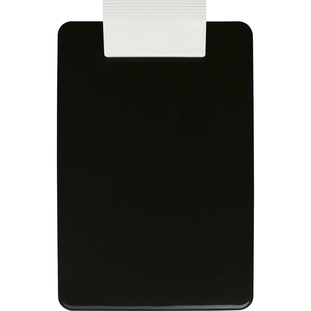 Saunders Antimicrobial Clipboard - 8 1/2in x 11in - Black, White - 1 Each