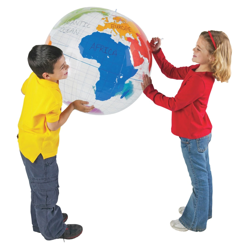 Learning Resources Inflatable Labeling Globe, 27in x 27in