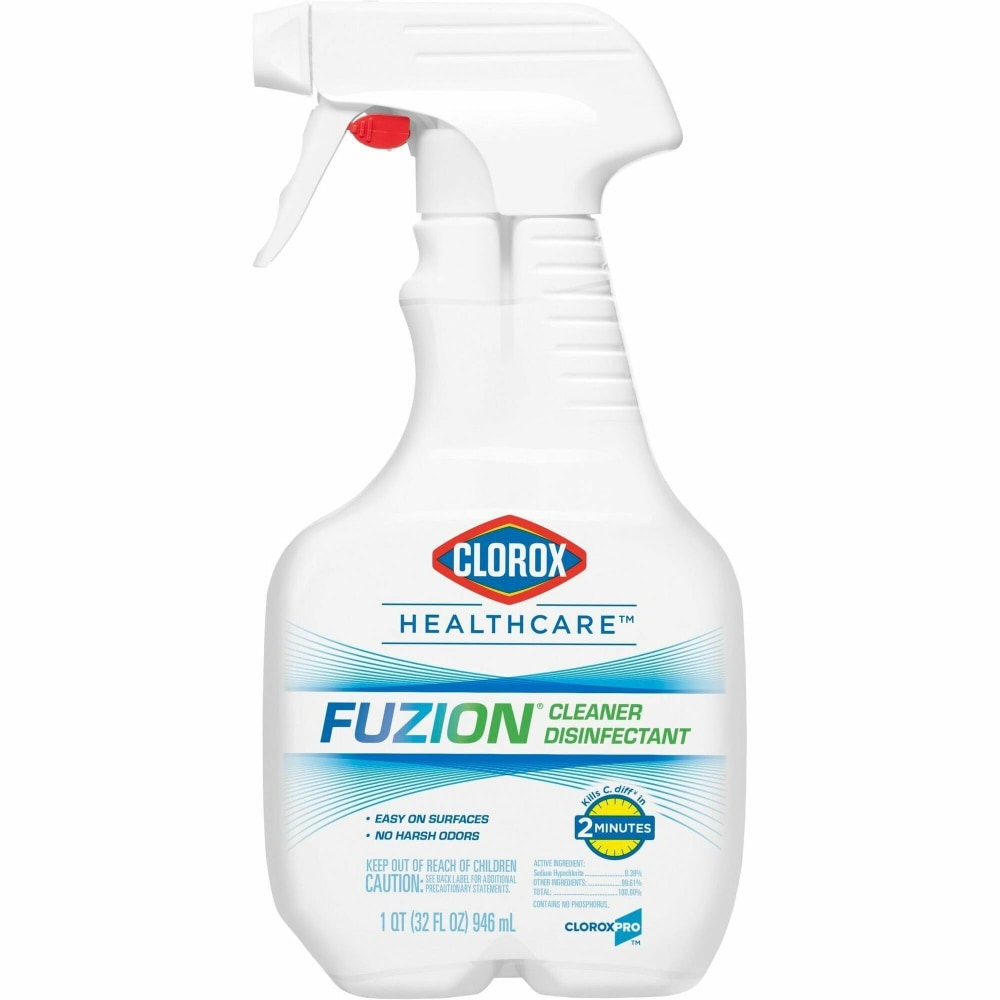 Clorox Healthcare Fuzion Cleaner Disinfectant Spray, 32 Oz Bottle