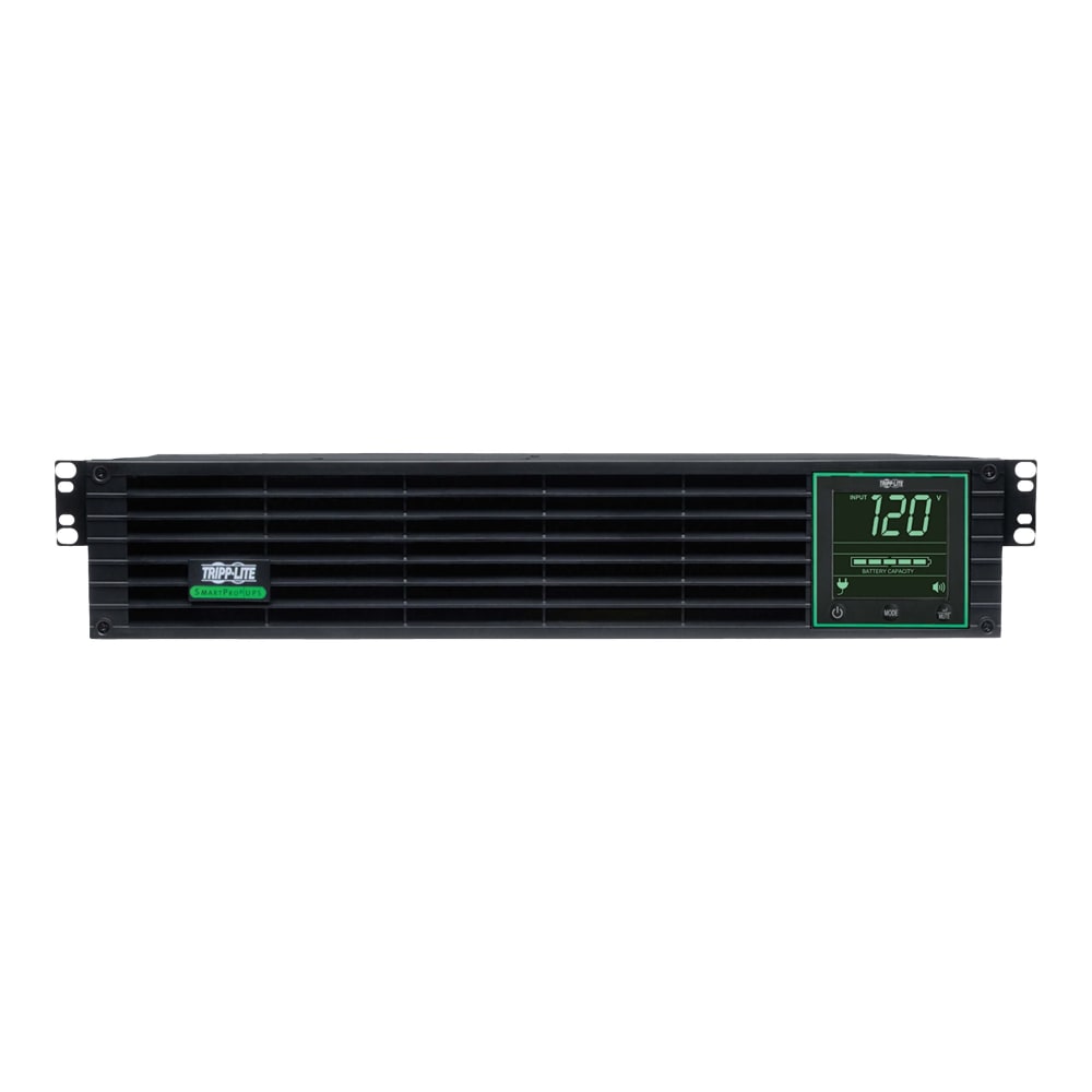 Tripp Lite 1000VA 800W UPS Smart Lithium Ion LiFePO4 AVR LCD USB DB9 2URM - UPS (rack-mountable) - AC 120 V - 800 Watt - 1000 VA - 1-phase - lithium - RS-232, USB - output connectors: 6 - 2U - 19in