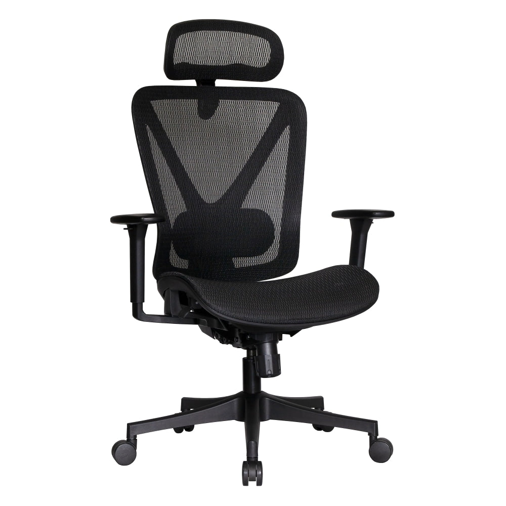 WorkPro 3000 Series Ergonomic Mesh/Mesh High-Back Chair, Black/Black