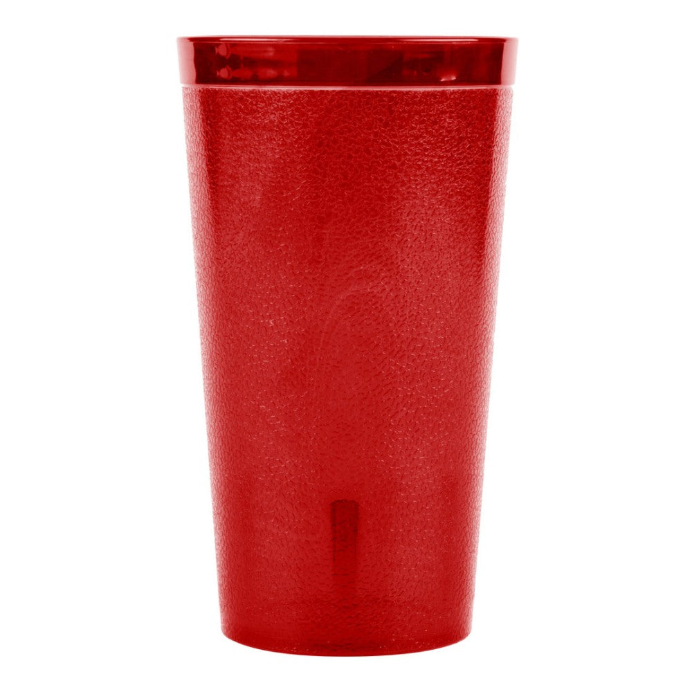 Carlisle Stackable SAN Plastic Tumblers, 16 Oz, Ruby, Pack Of 72