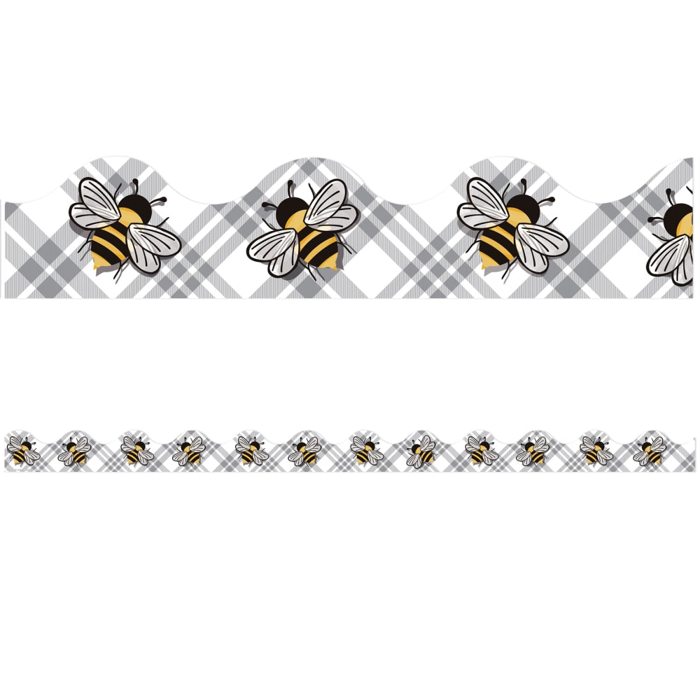 Eureka School Deco Trim, The Hive Bees, 37' Per Pack, Set Of 6 Packs