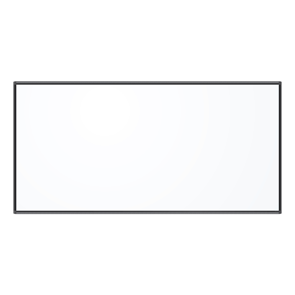 U Brands PINIT Magnetic Dry-Erase Board, 95in x 47in, White, Black Aluminum Frame