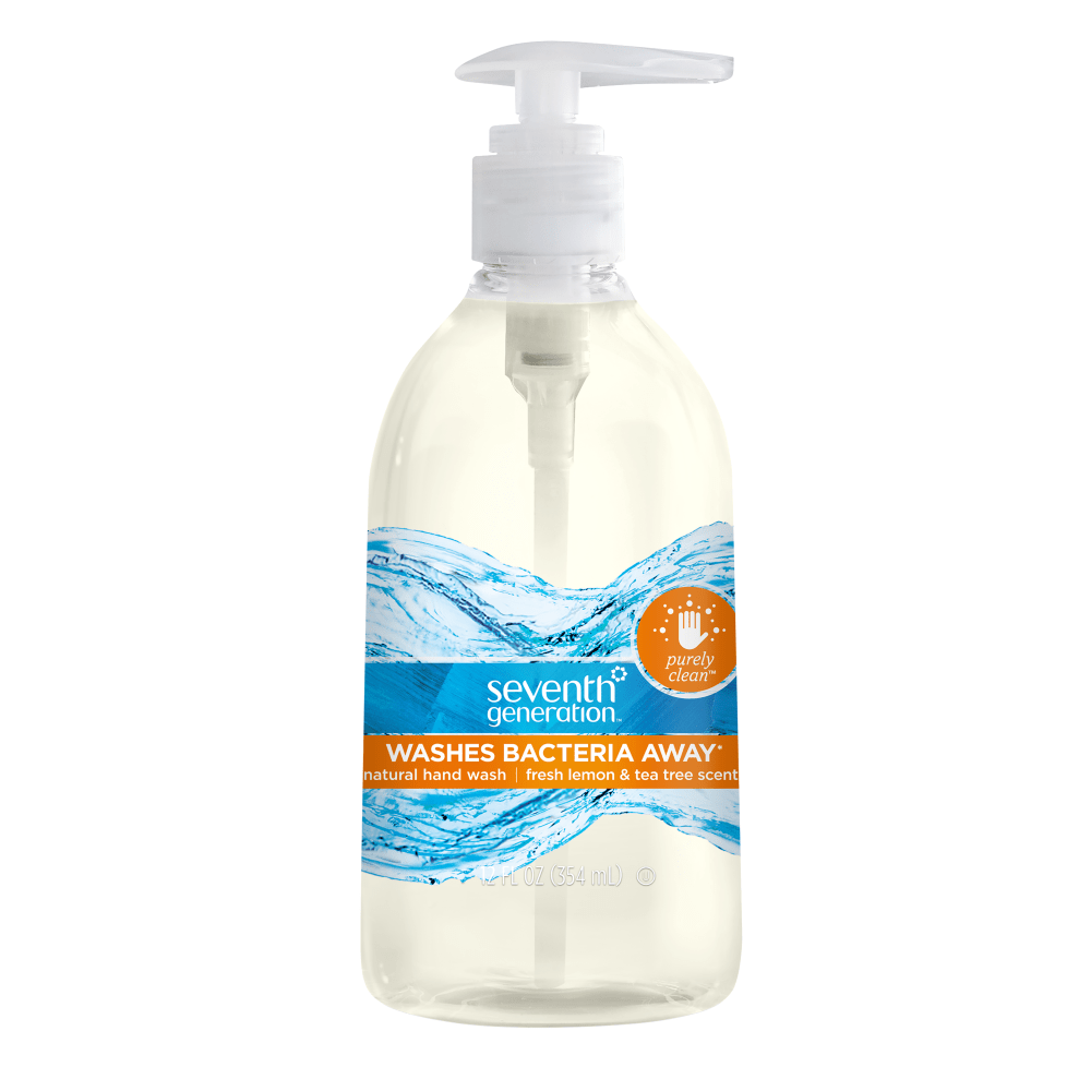 Seventh Generation Purely Clean Natural Liquid Hand Wash Soap, Fresh Scent, 12 Oz Bottle