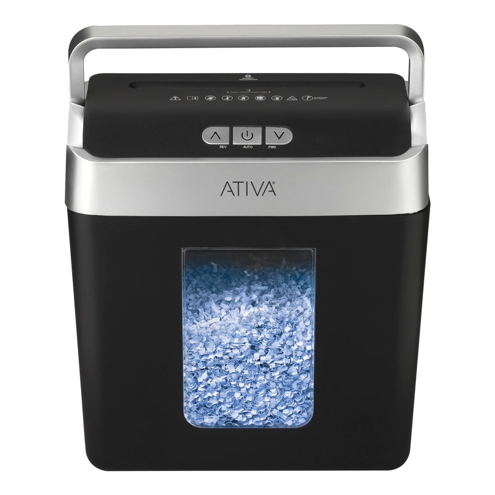 Ativa 8-Sheet Micro-Cut Lift-Off Shredder With Handle, OMM83B