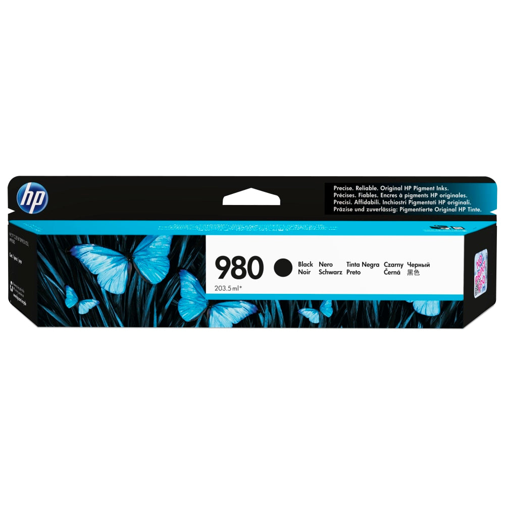 HP 980 Black Ink Cartridge, D8J10A