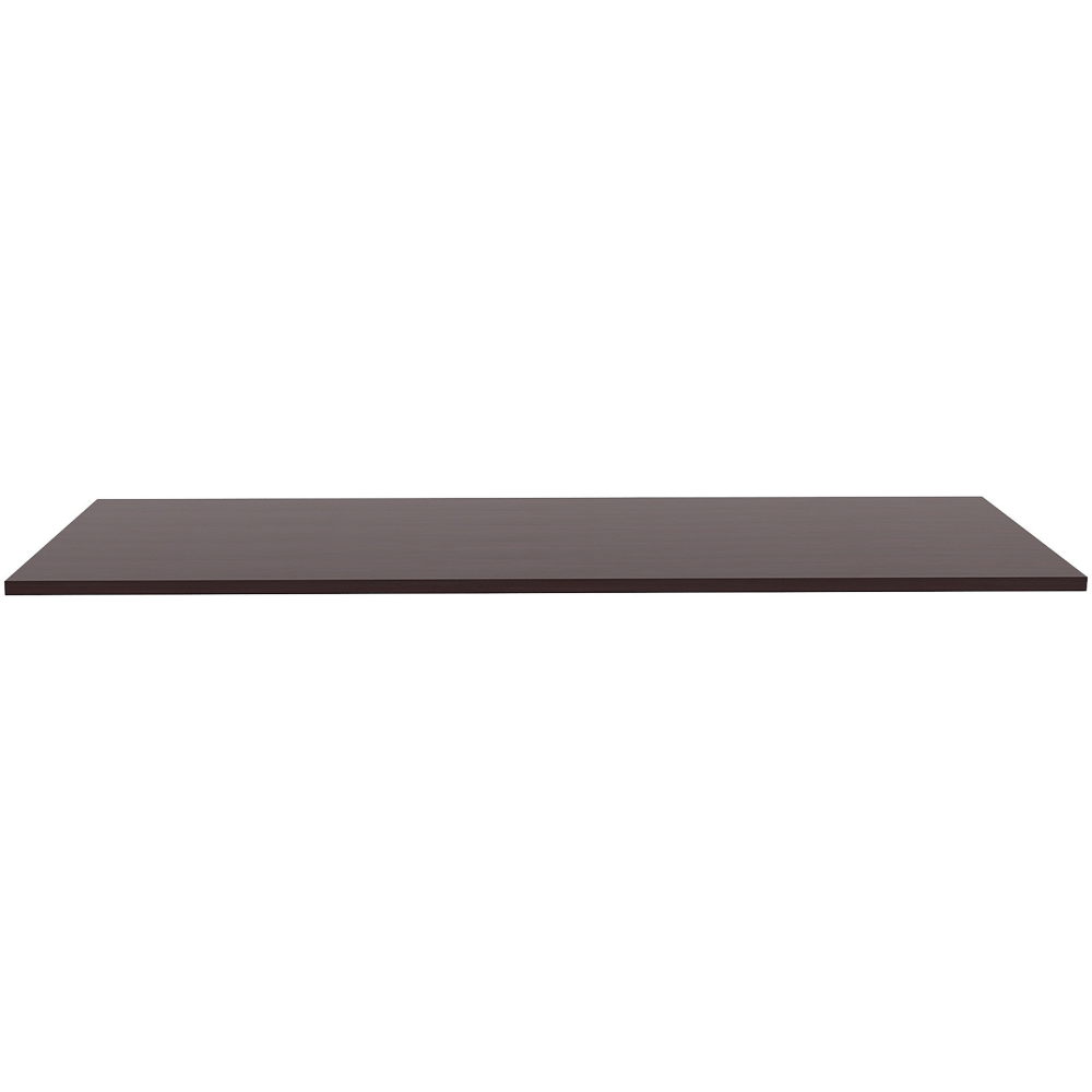 Lorell Laminate Table Top, 72inW x 30inD, Espresso