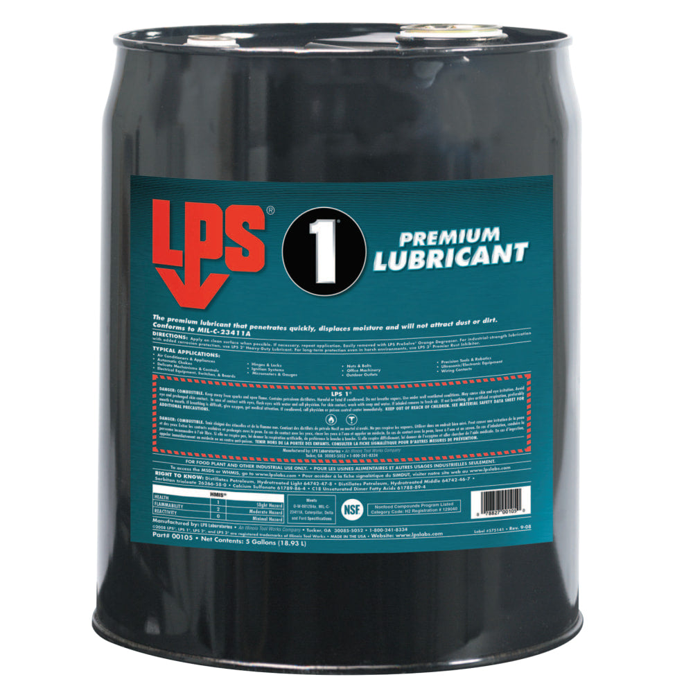 1 Premium Lubricants, 5 gal, Pail