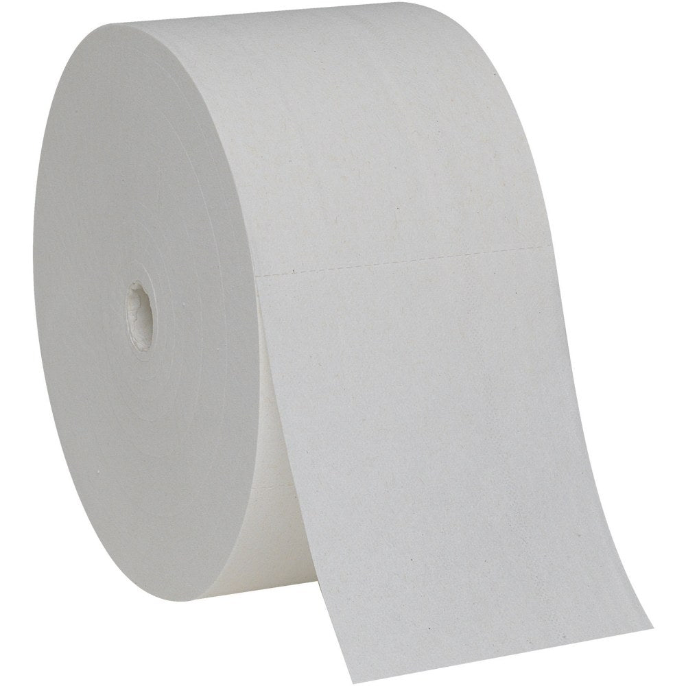 Pacific Blue Ultra Door Tissue Dispenser Refill - 2 Ply - 3.25in x 4.05in - White - Coreless Roll, Bio-based - For Office Building, Public Facilities, School - 24 / Carton