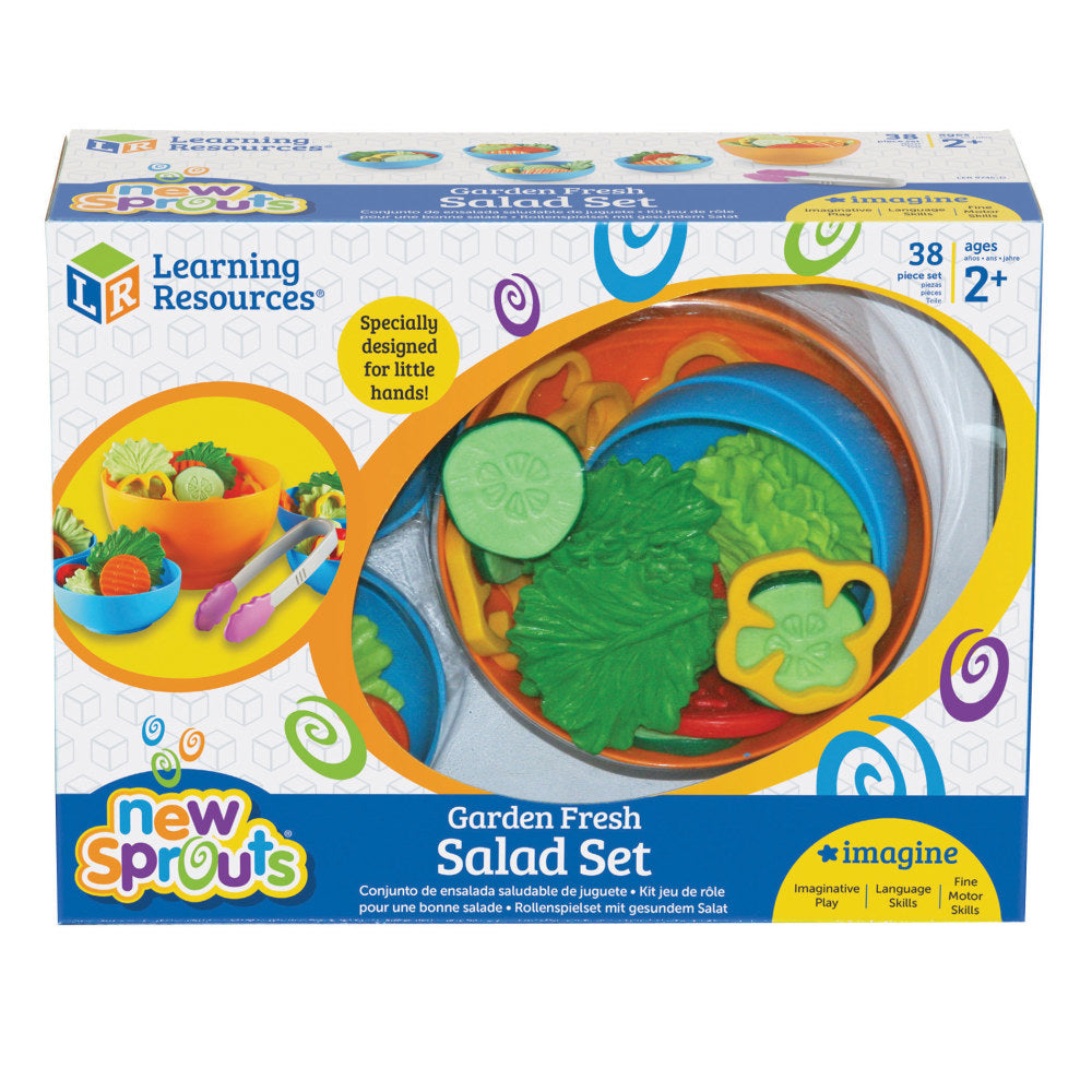 Learning Resources New Sprouts Garden Fresh Salad Set, Pre-K To Grade 2