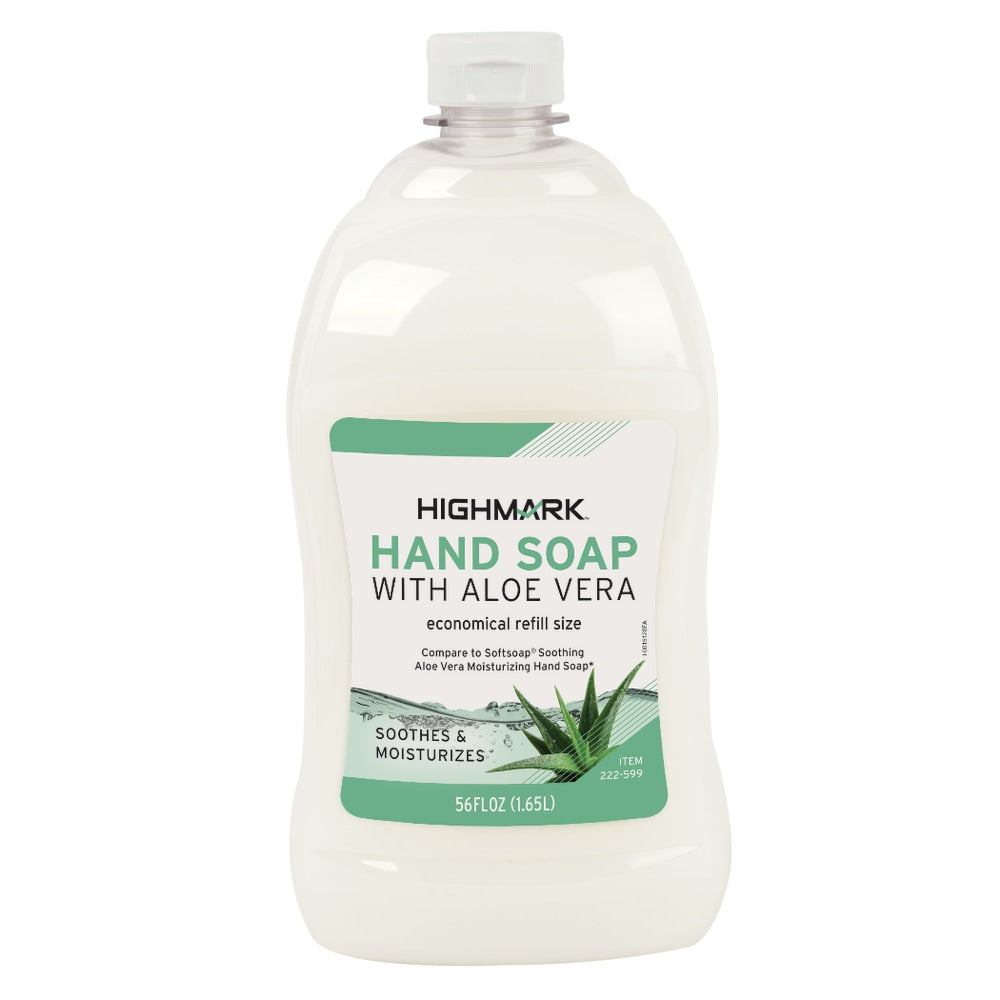 Highmark Aloe Liquid Hand Soap, 56 Oz Bottle